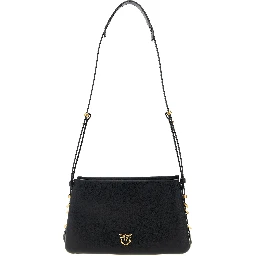 Black Calfskin Crossbody Bag
