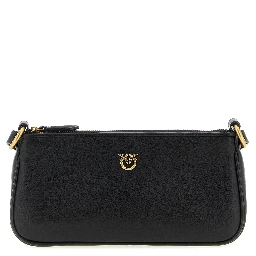 Black Goatskin Crossbody Bag