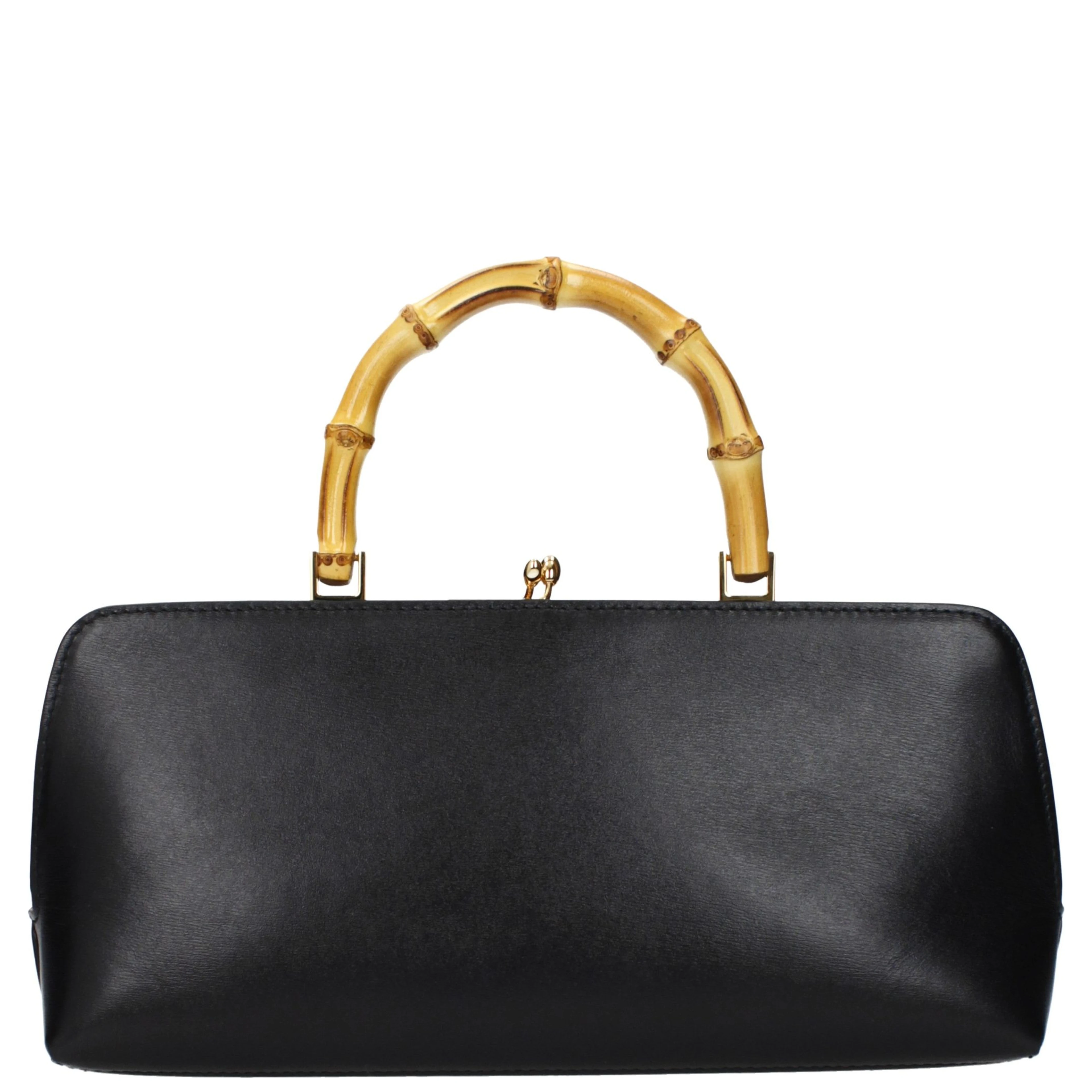 Black Leather Handbag