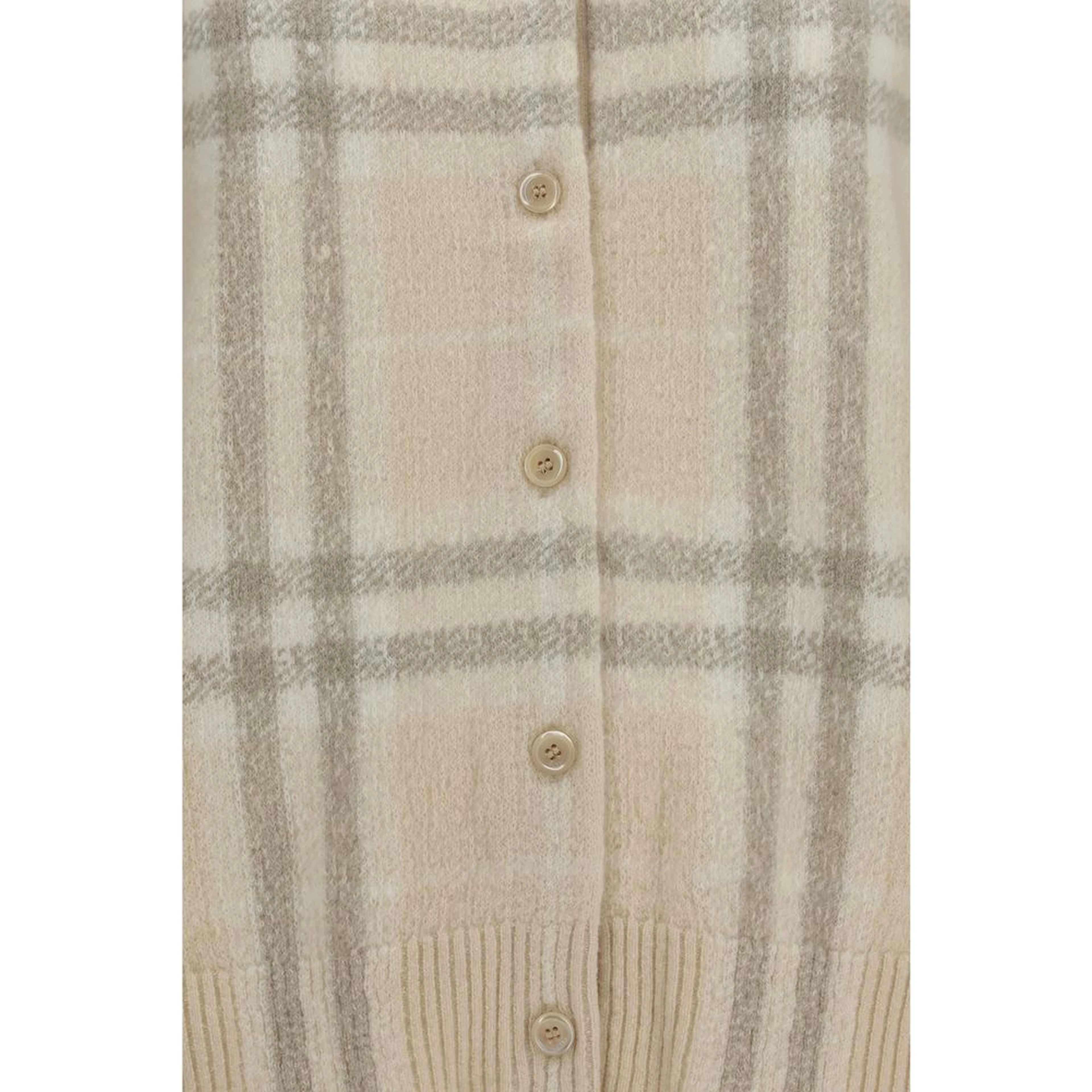 Beige Cashmere Cardigan