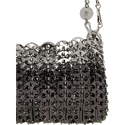 Silver Stainless Steel Shoulder Bag