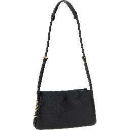 Black Calfskin Crossbody Bag