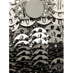 Silver Stainless Steel Shoulder Bag