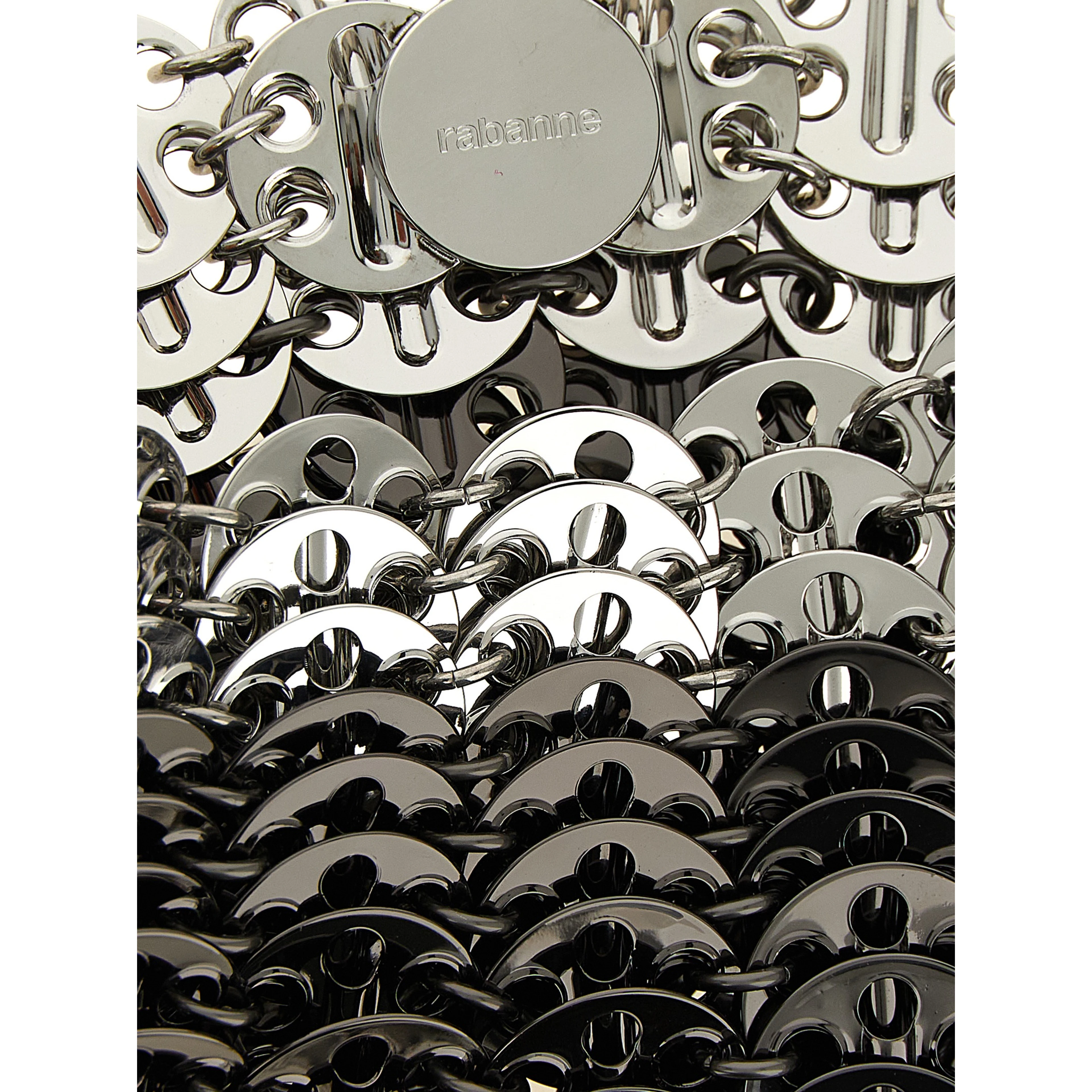 Silver Stainless Steel Shoulder Bag