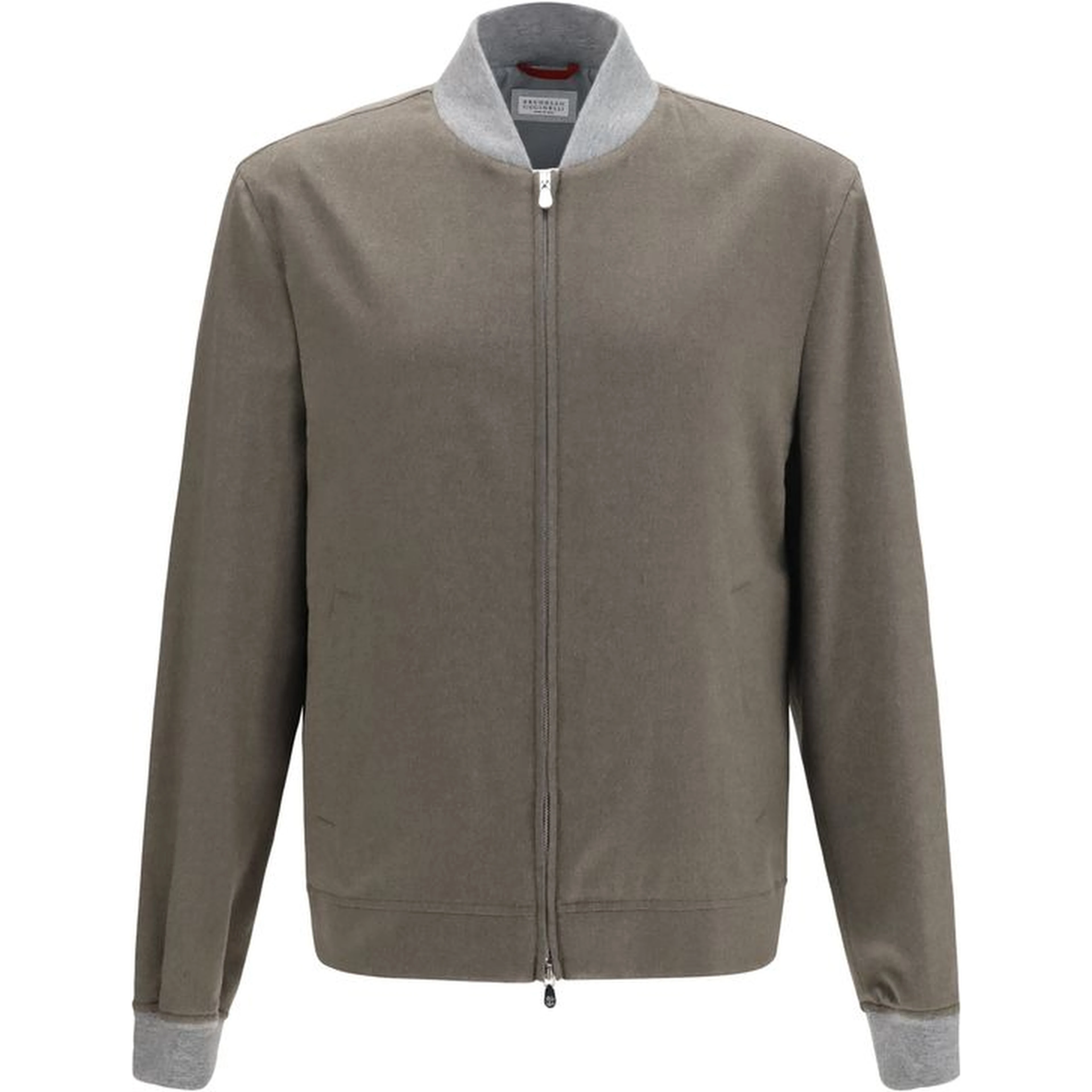 Bicolor Cashmere Bomber
