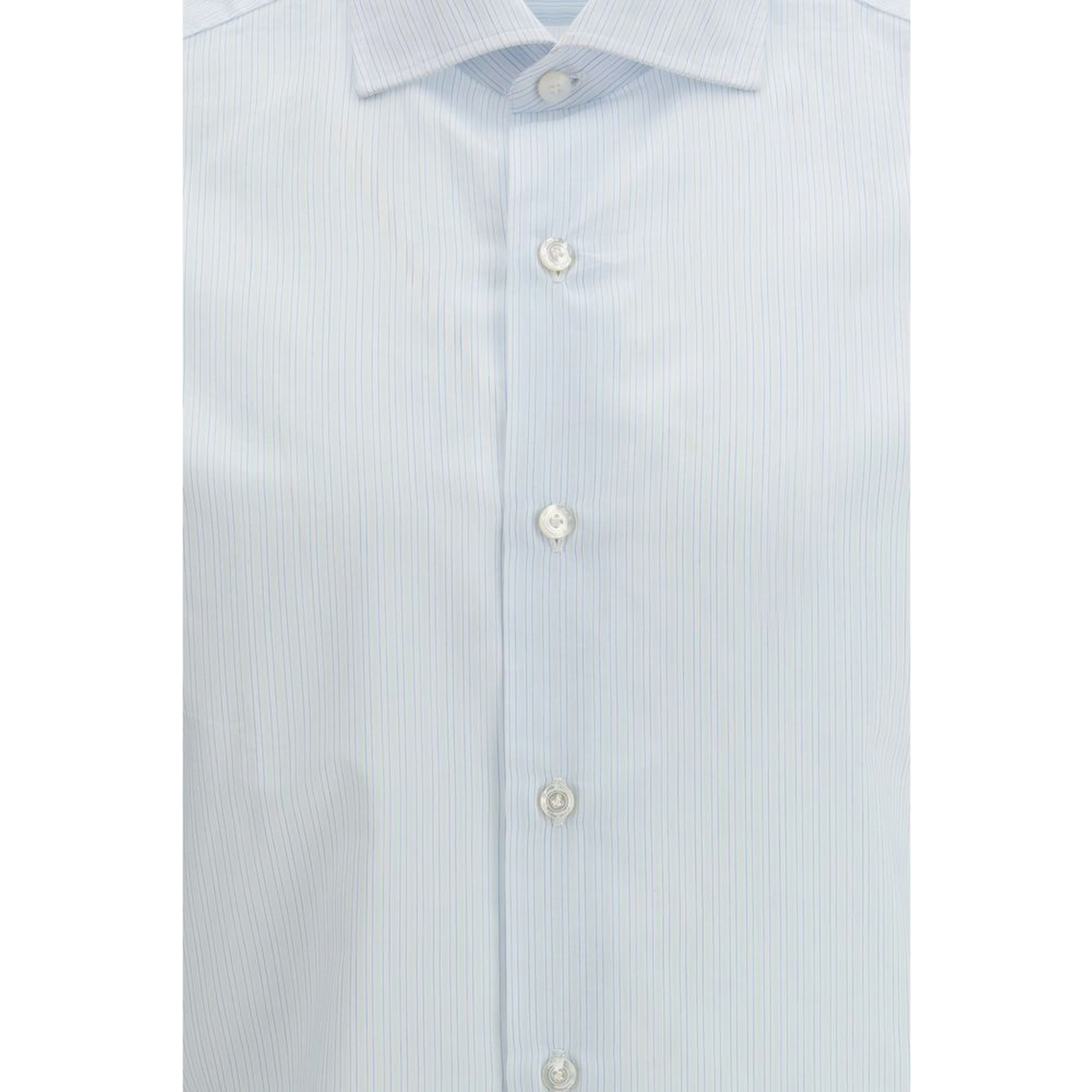 Blue Cotton Pattern Shirt