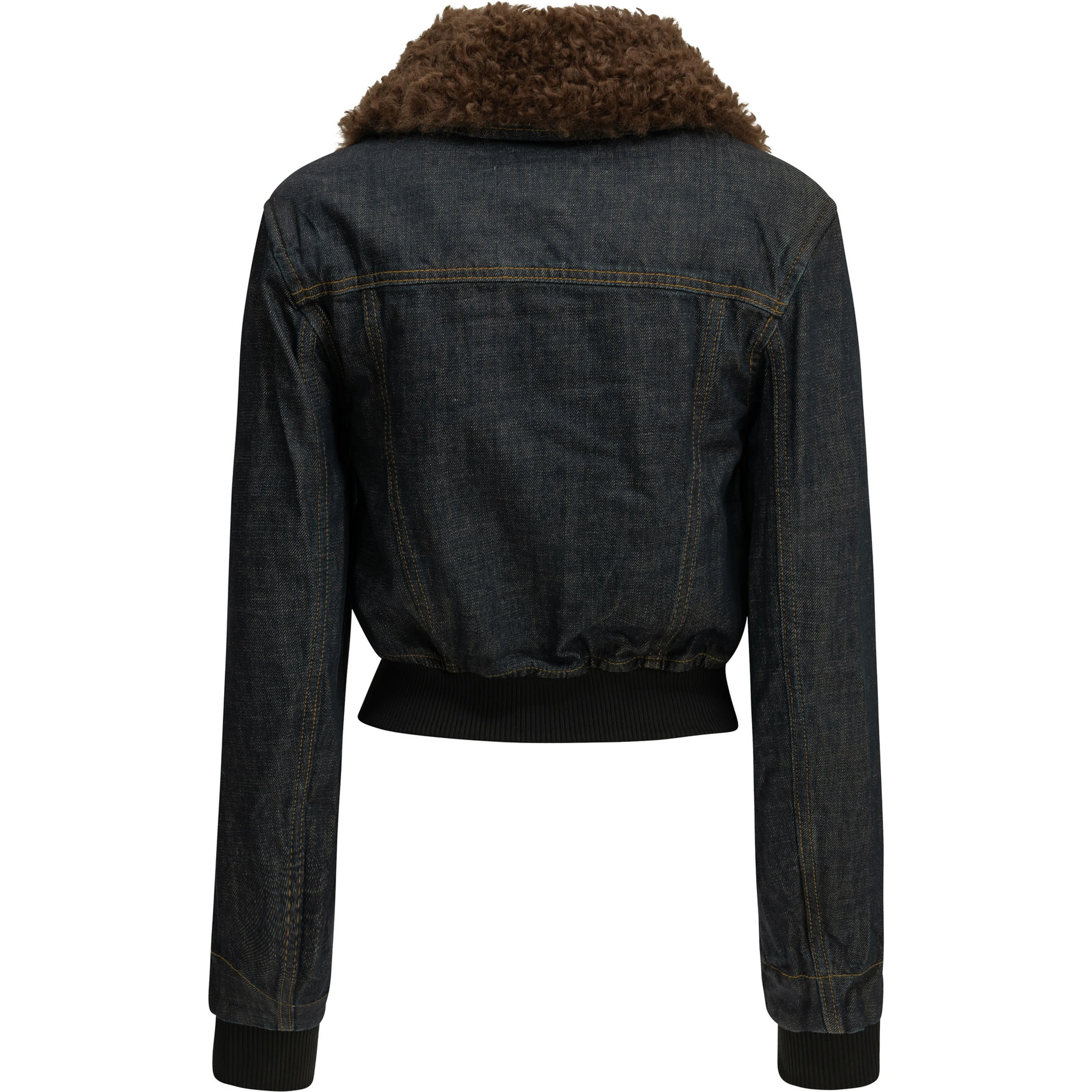 Flamed denim jacket