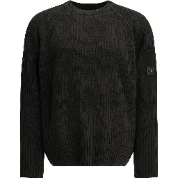 Crewneck sweater with logo