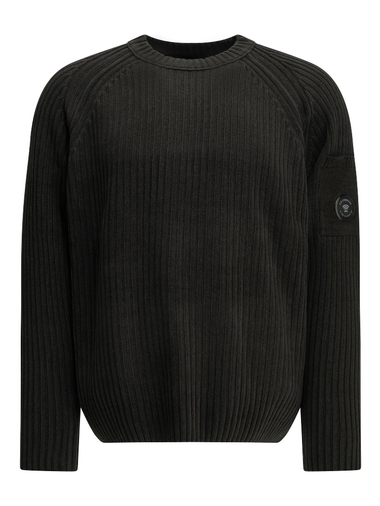 Crewneck sweater with logo