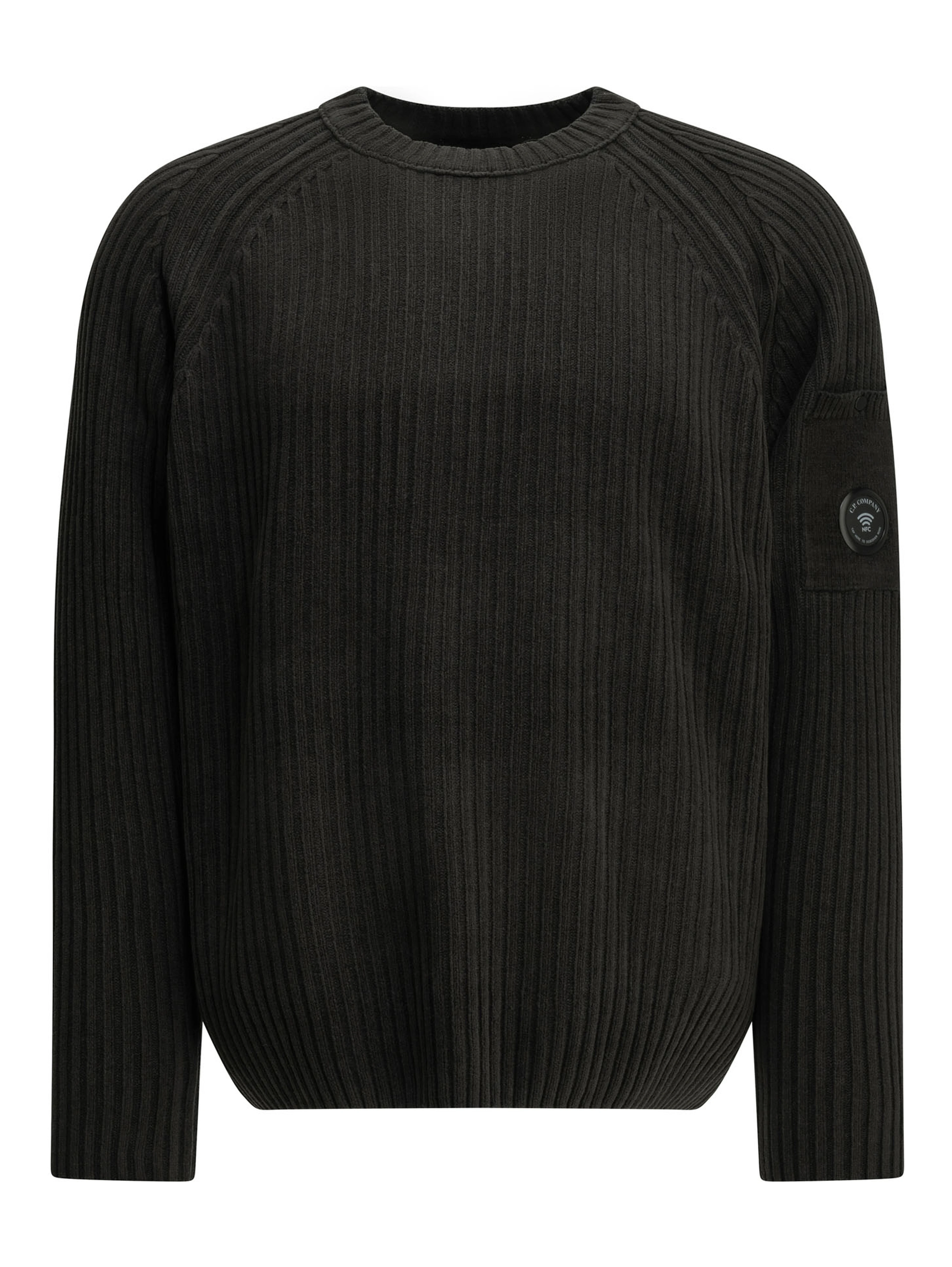 Crewneck sweater with logo