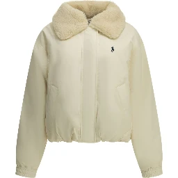 Short down jacket with logo
