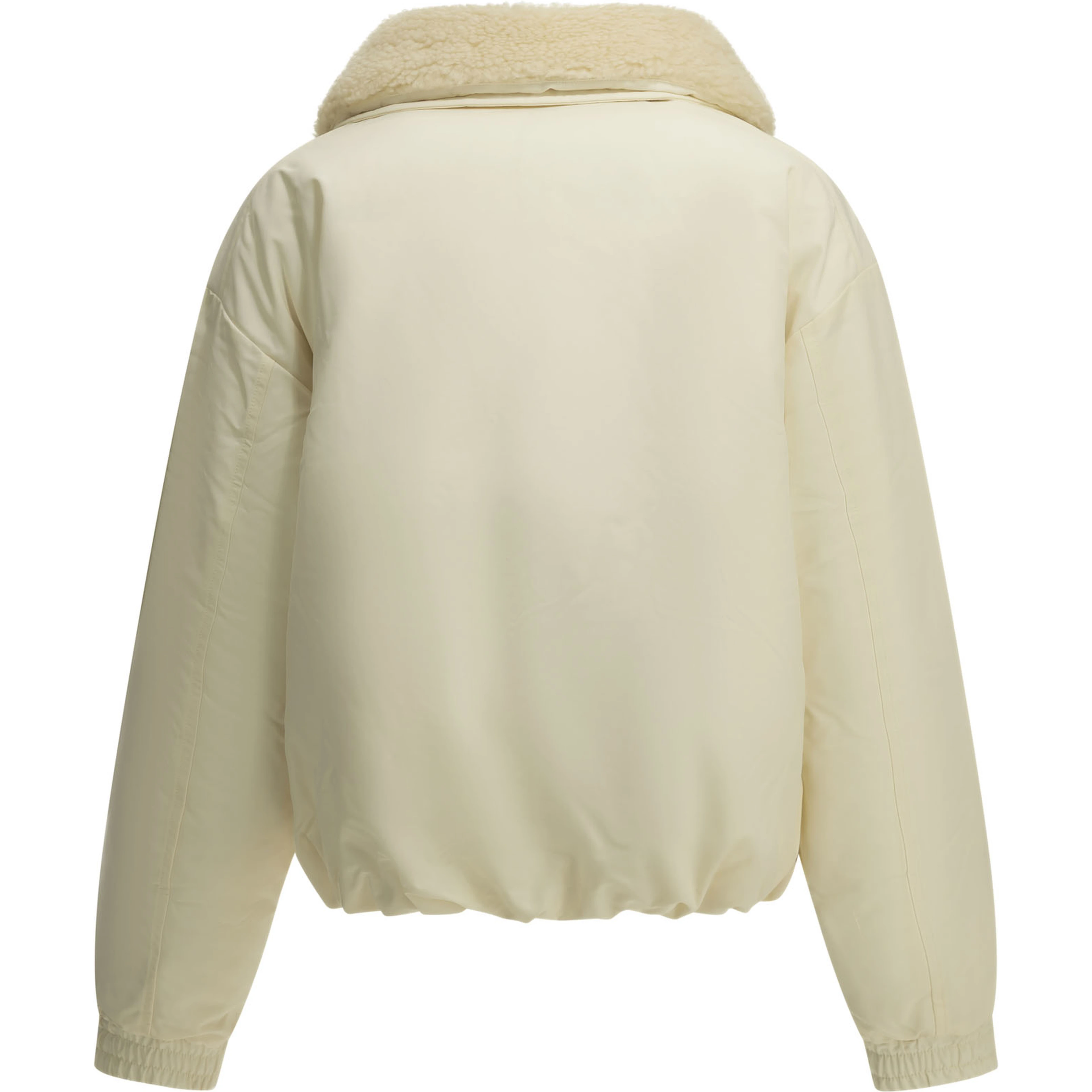 Short down jacket with logo