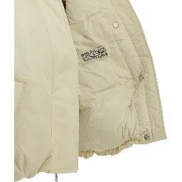 Short down jacket with logo