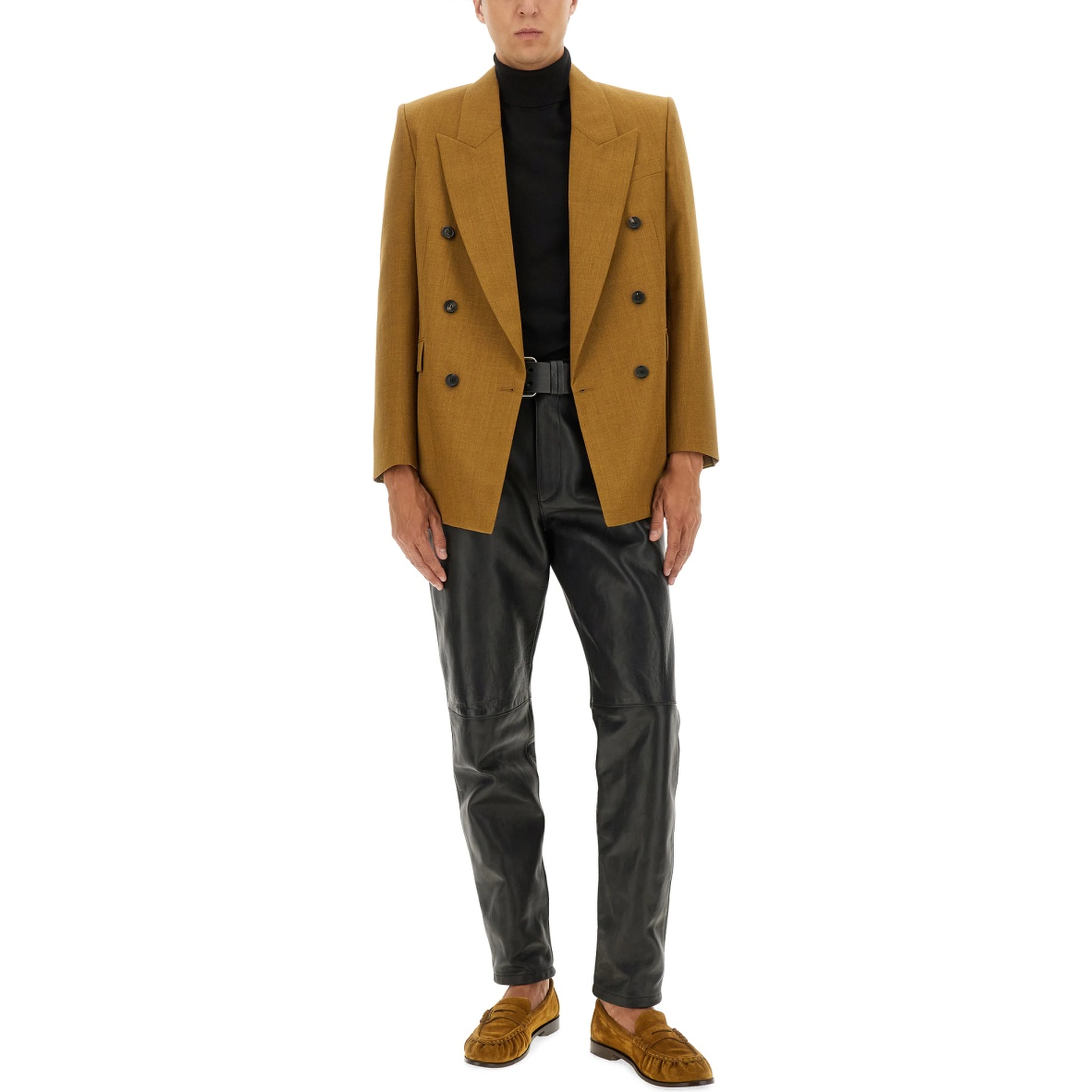 DOUBLE-BREASTED WOOL JACKET