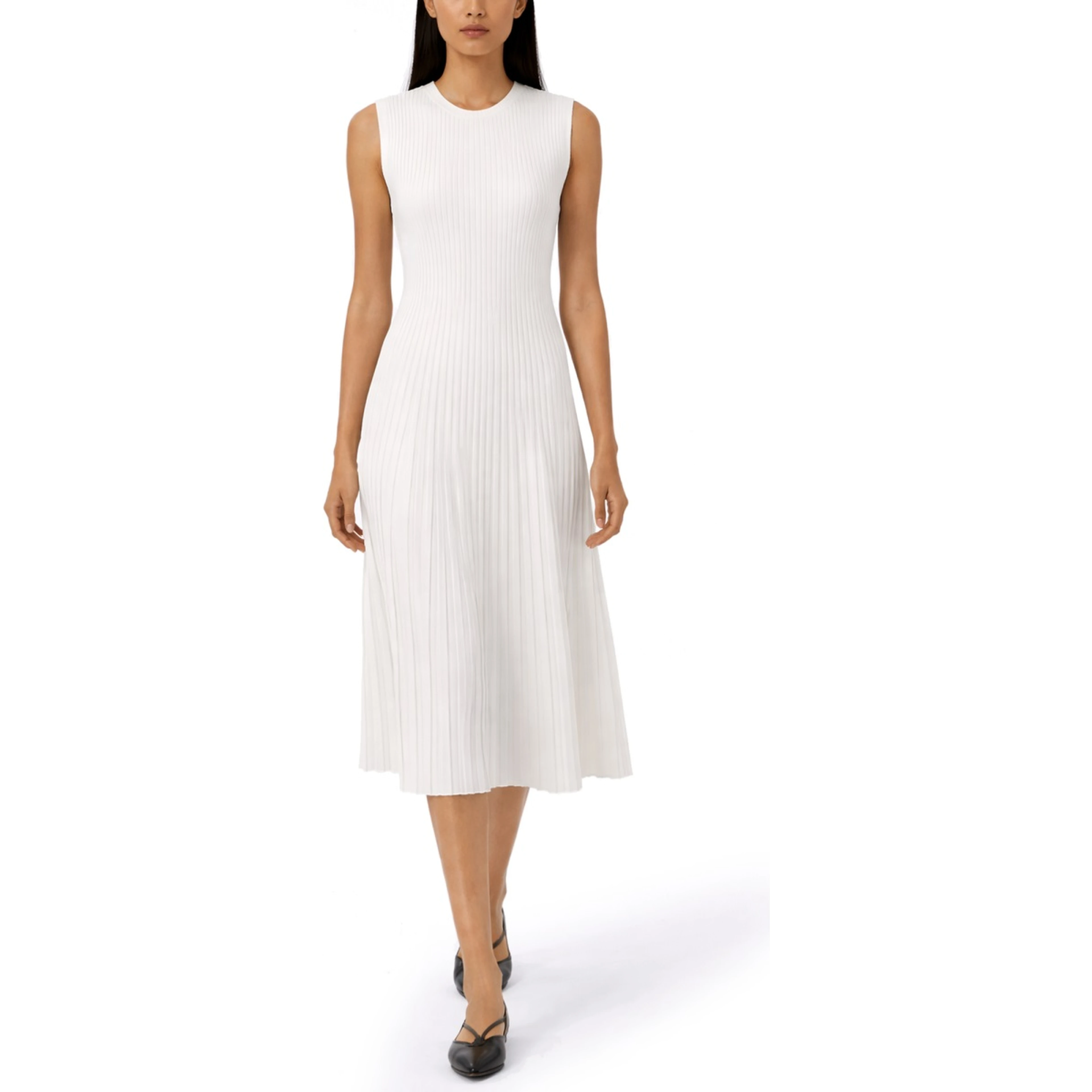 VISCOSE CREPE YARN DRESS
