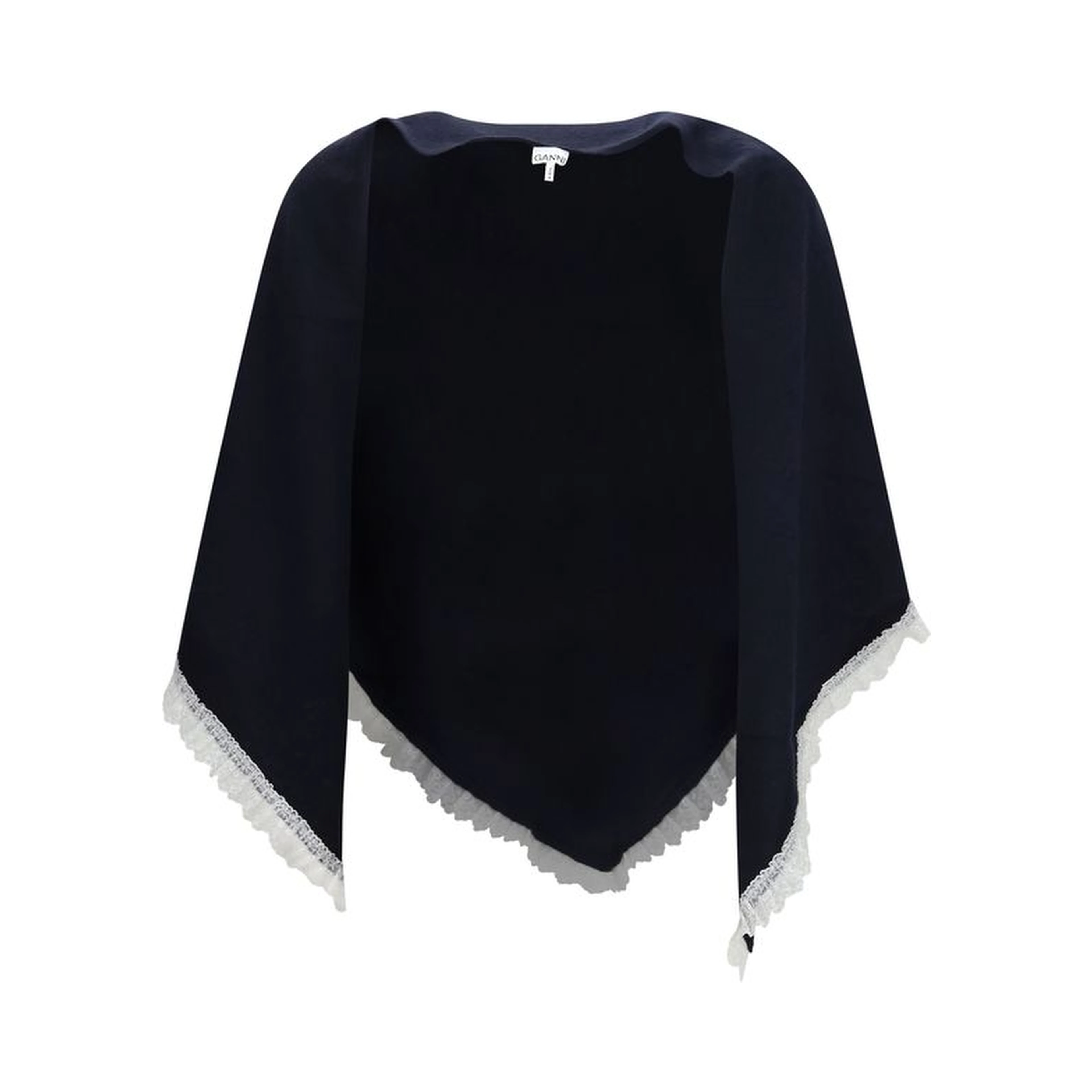 Black Wool Oves Aries Scarf