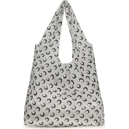 White Polyurethane Shoulder Bag