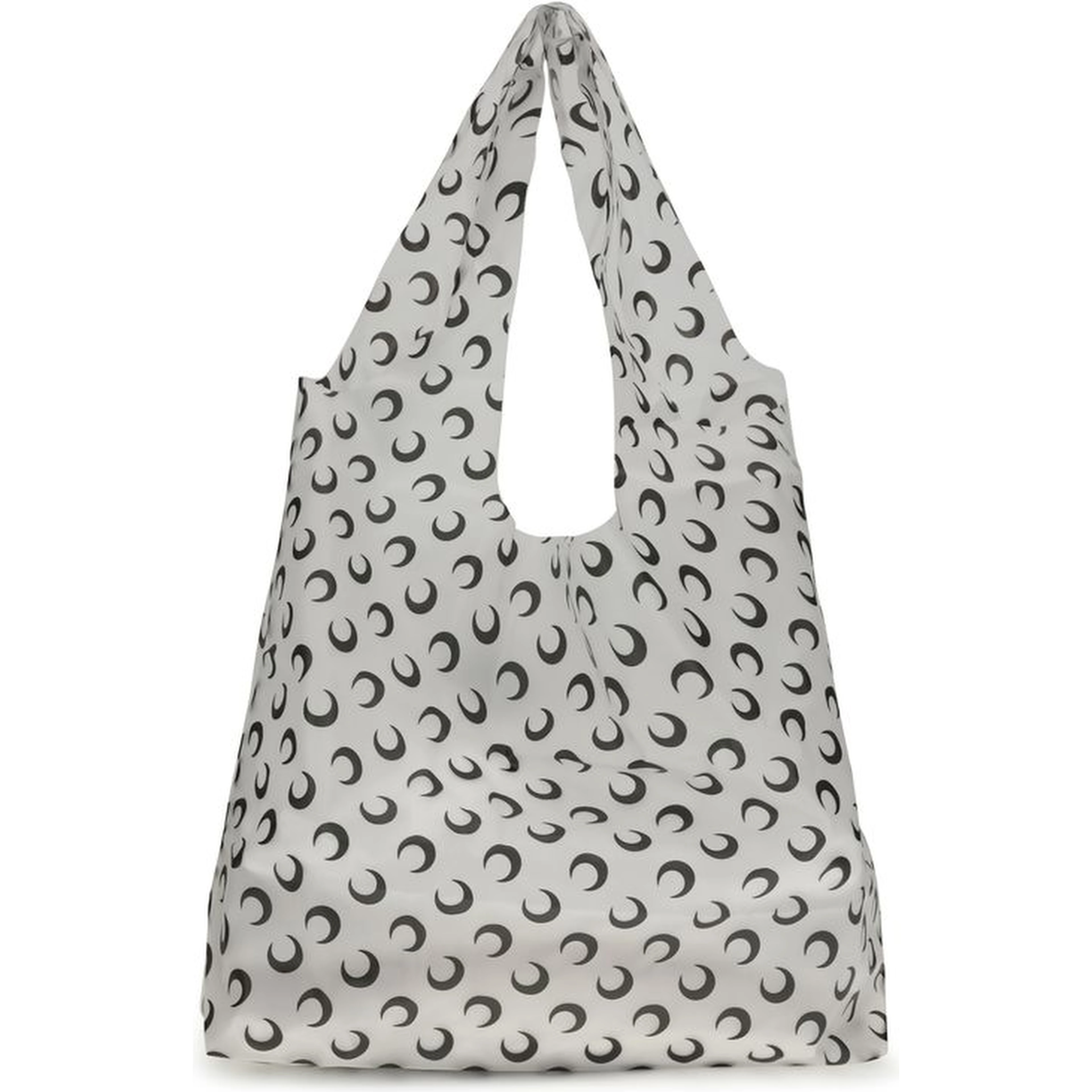 White Polyurethane Shoulder Bag