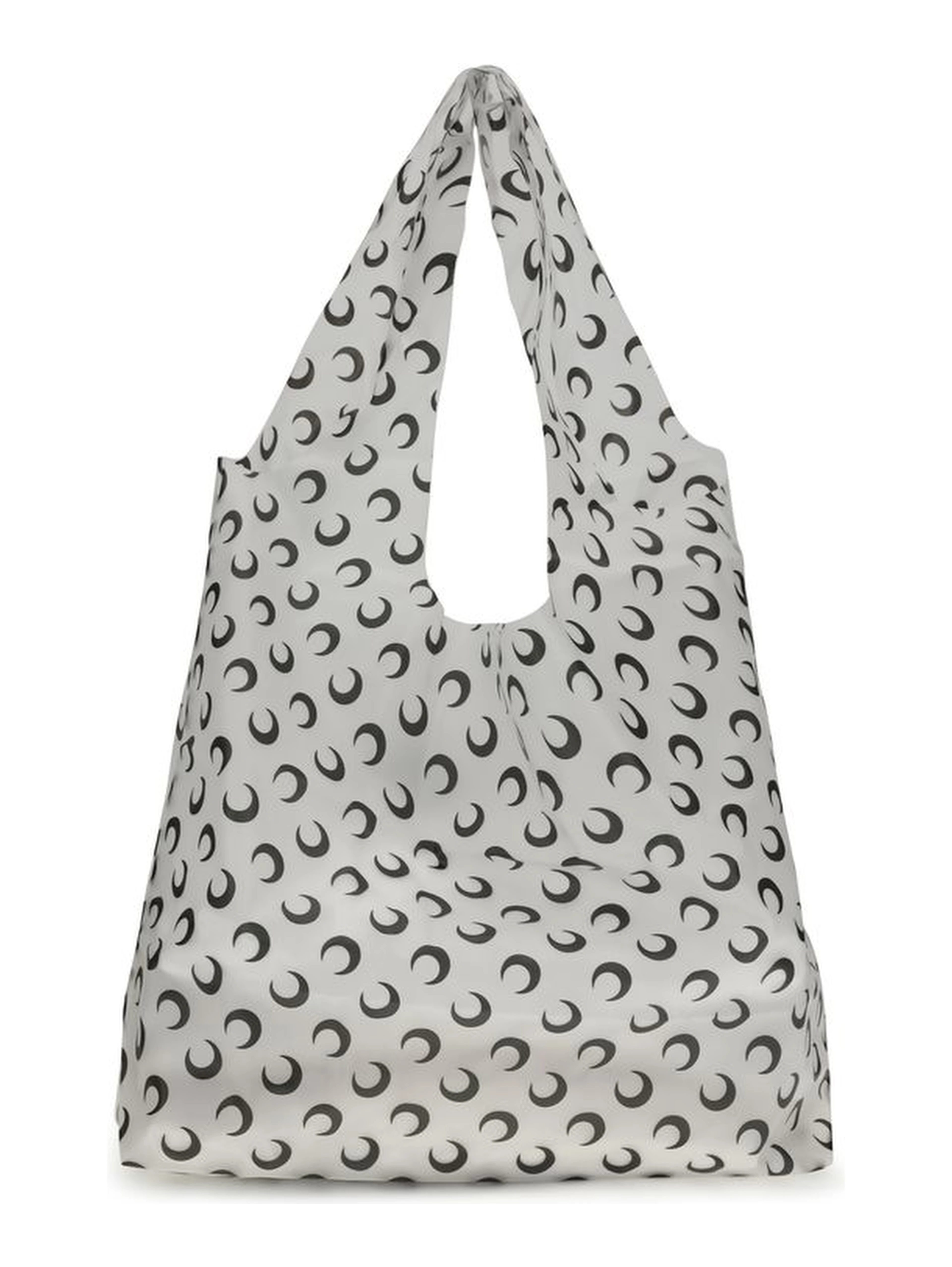 White Polyurethane Shoulder Bag