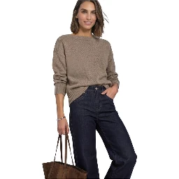 Beige Cotton Sweatshirt
