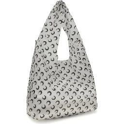 White Polyurethane Shoulder Bag