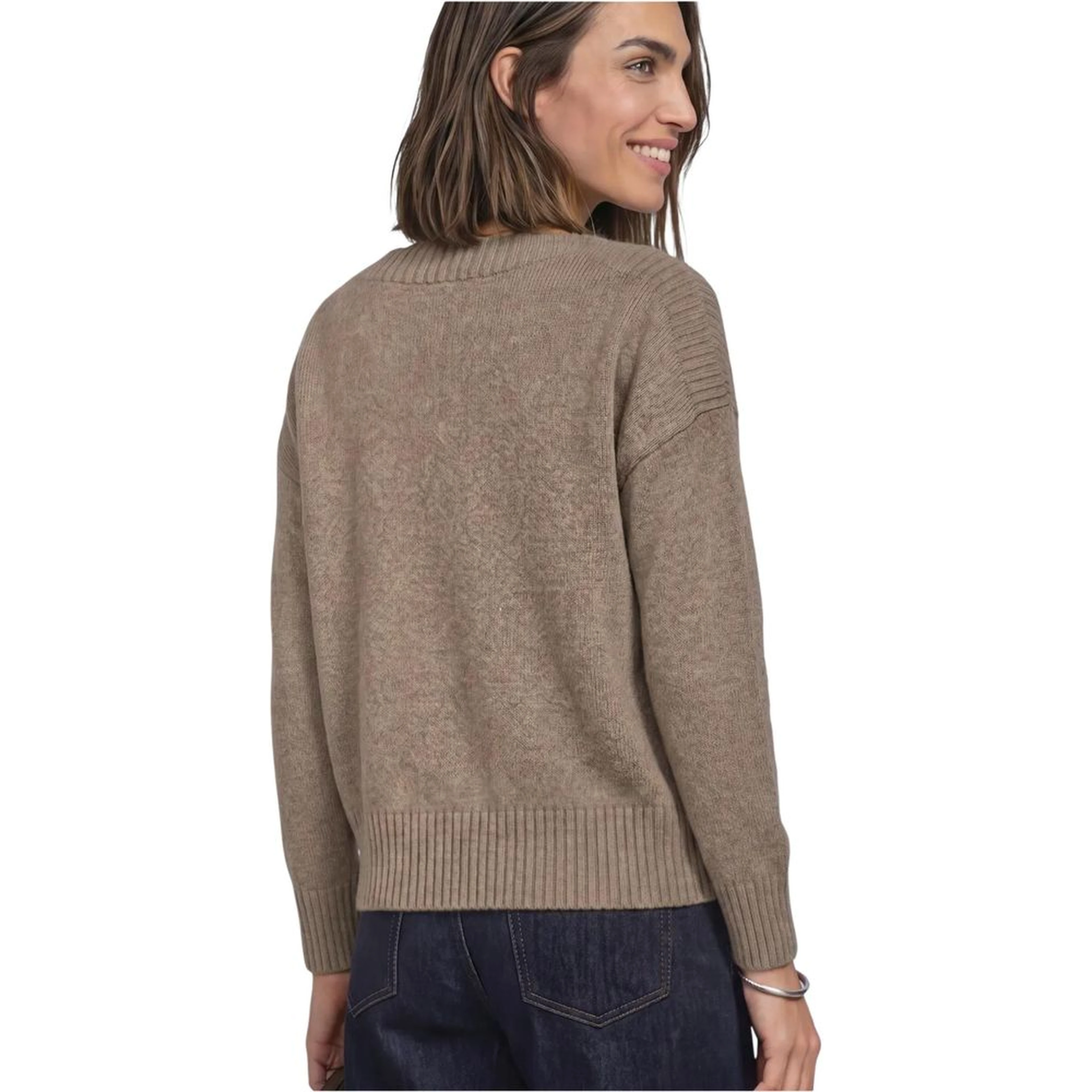 Beige Cotton Sweatshirt