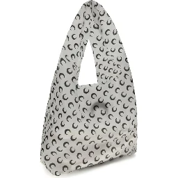 White Polyurethane Shoulder Bag