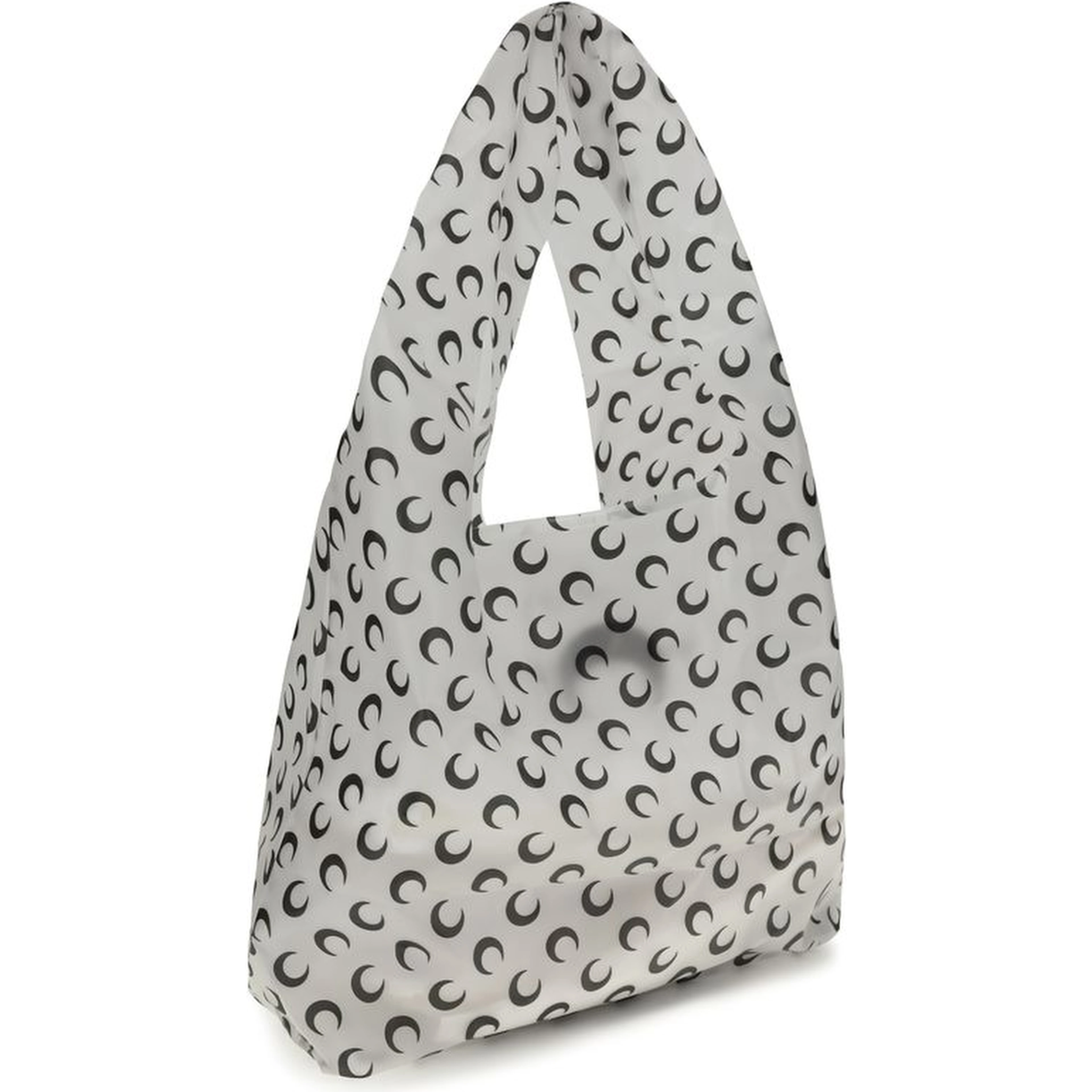 White Polyurethane Shoulder Bag
