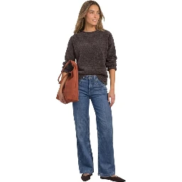Brown Polyester Sweatshirt