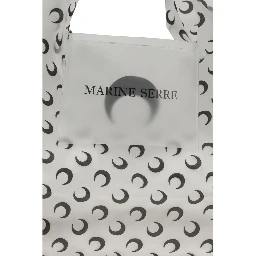 White Polyurethane Shoulder Bag