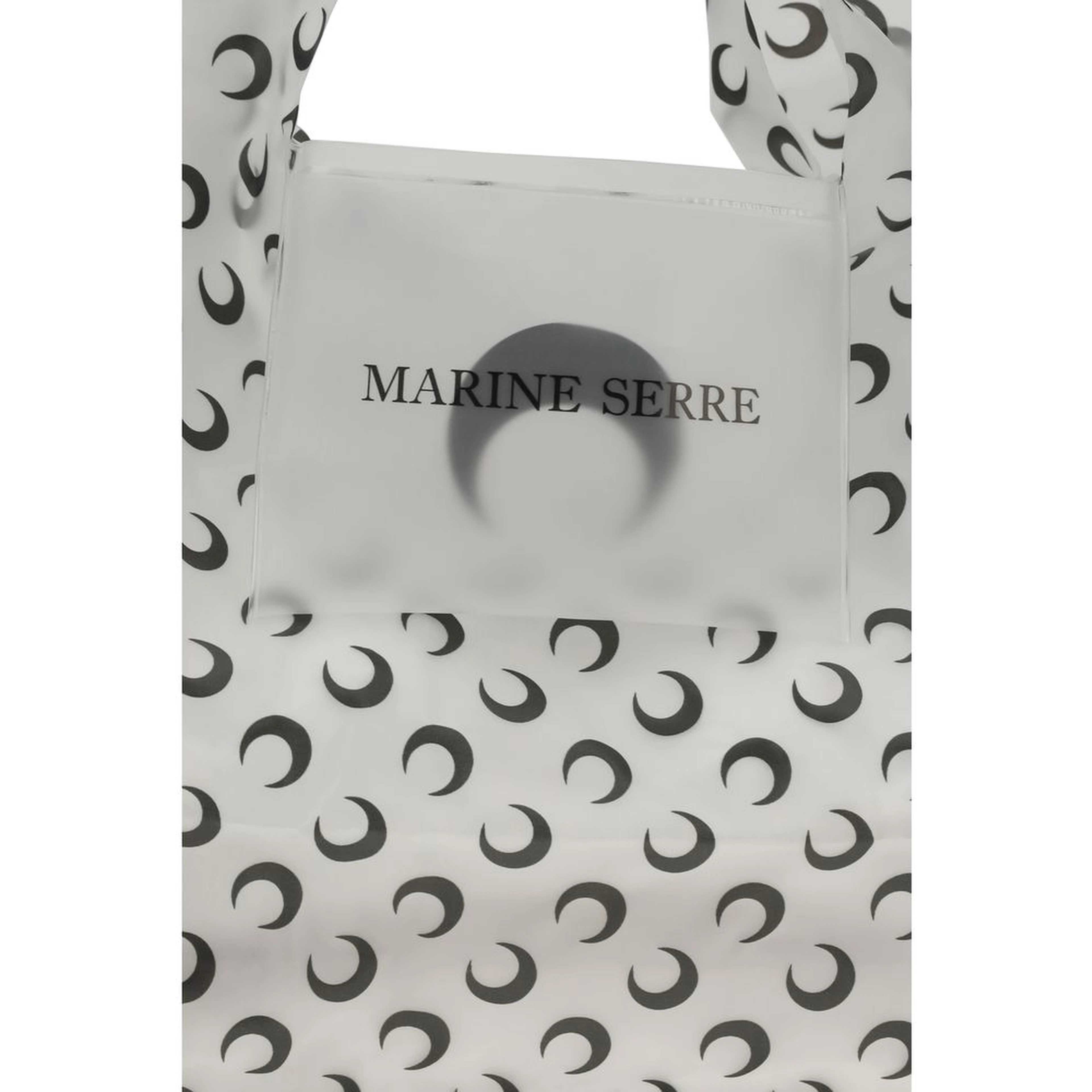 White Polyurethane Shoulder Bag