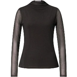 Bicolor Polyester Long Sleeve T-Shirt