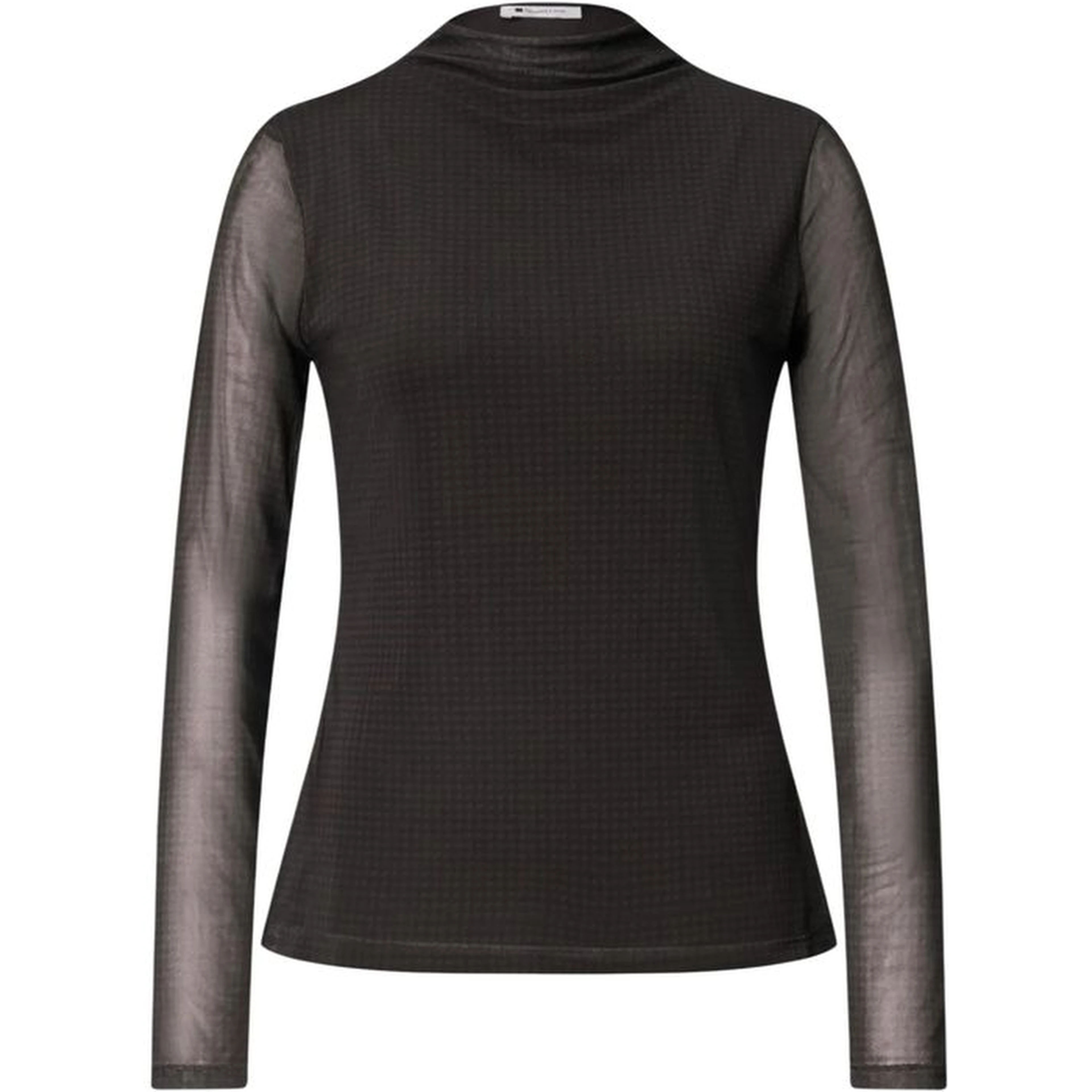 Bicolor Polyester Long Sleeve T-Shirt