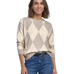 Beige Polyester Sweatshirt