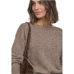 Beige Cotton Sweatshirt