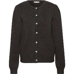Brown Cotton Cardigan