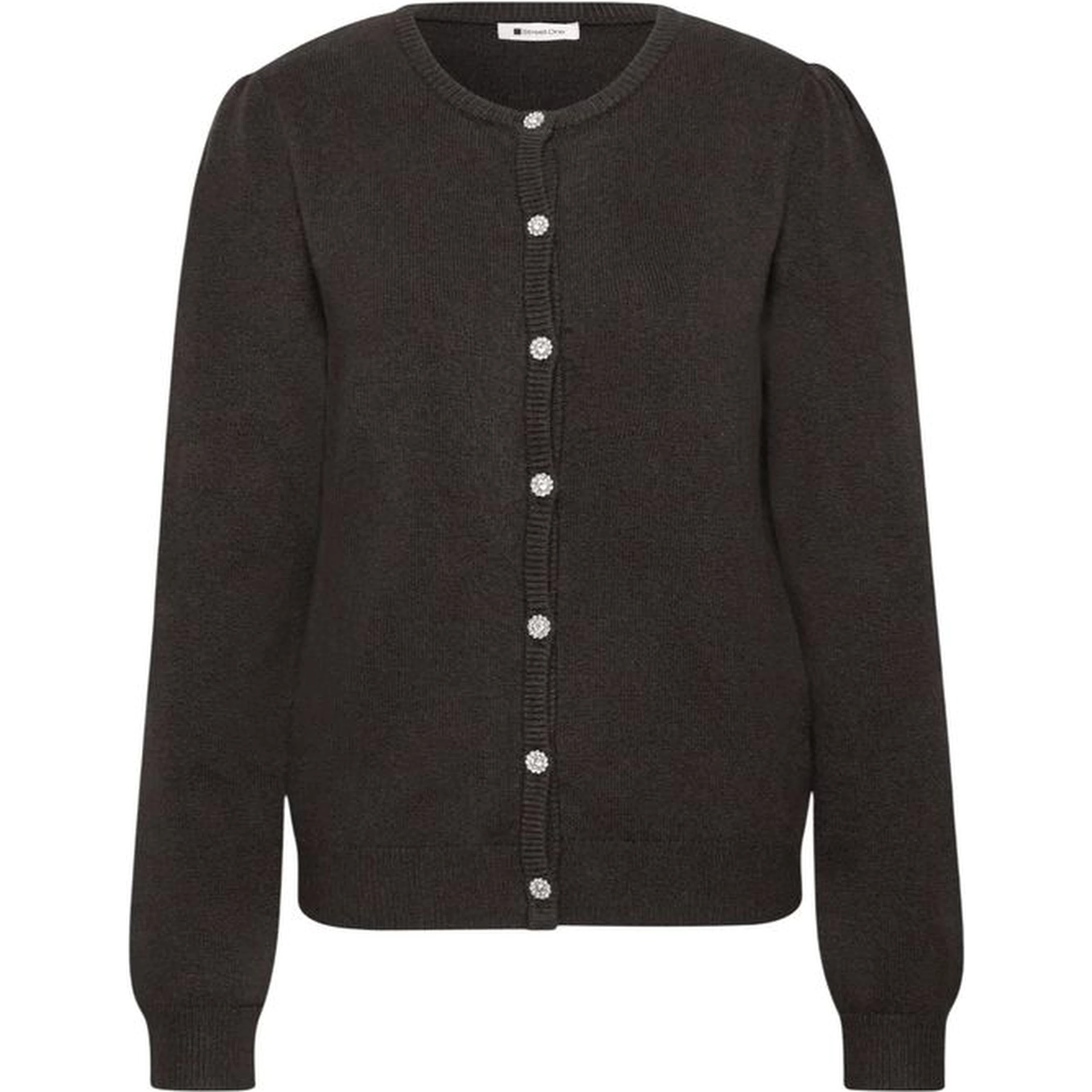 Brown Cotton Cardigan