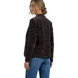 Brown Cotton Blazer