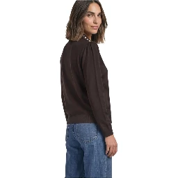 Brown Viscose Sweatshirt