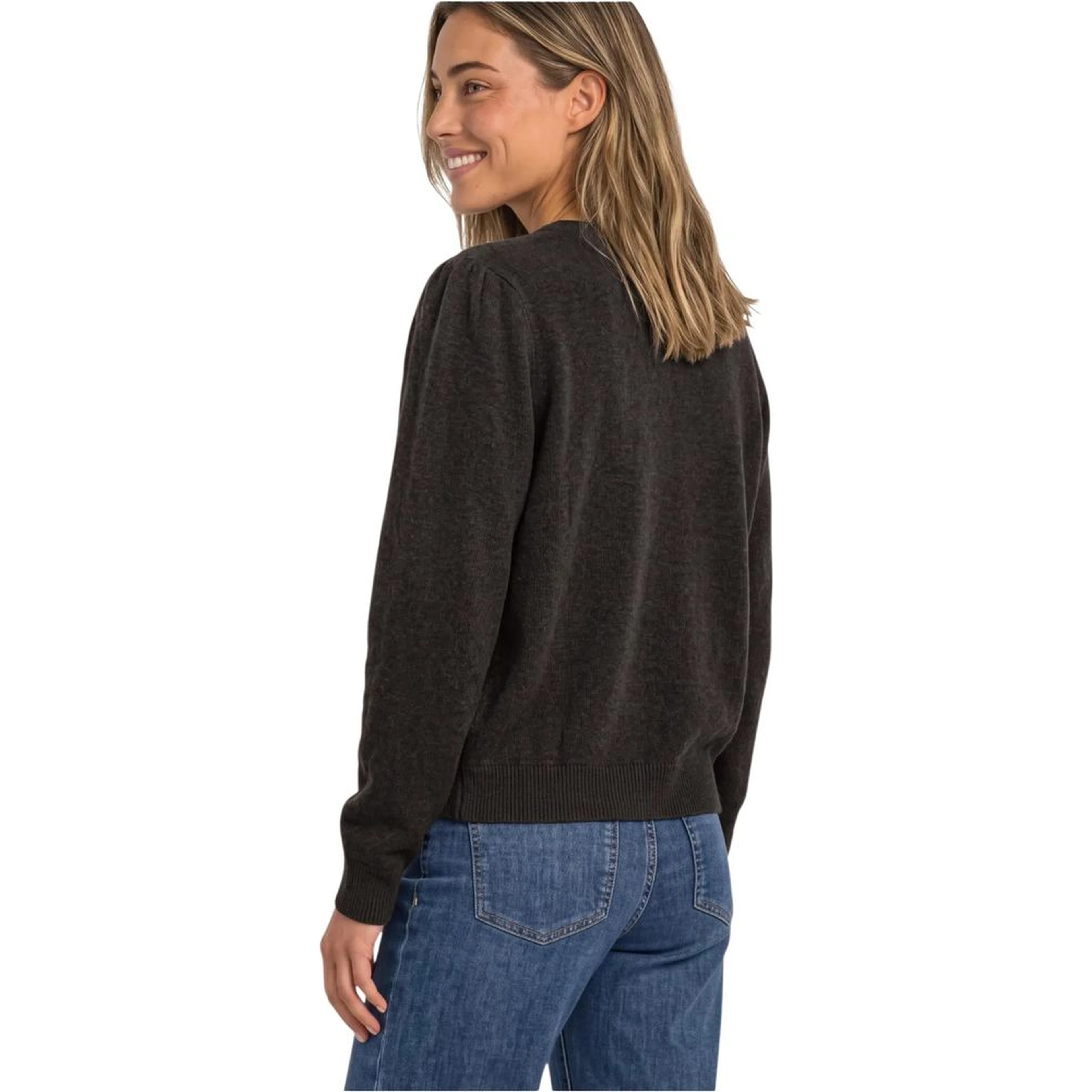 Brown Cotton Cardigan