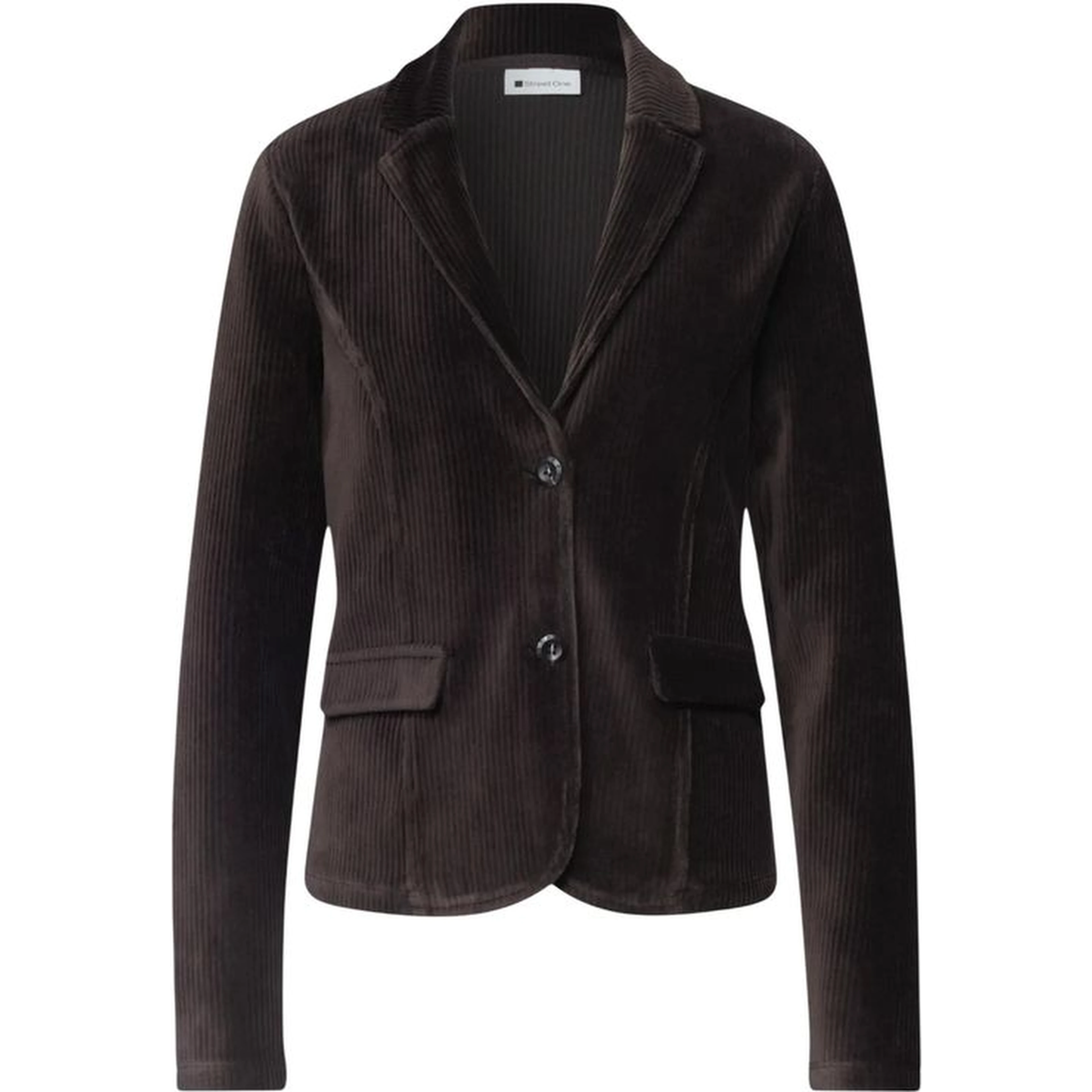 Brown Cotton Blazer