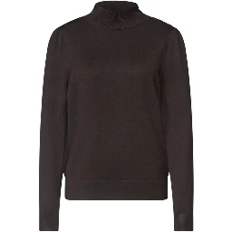 Brown Viscose Sweatshirt