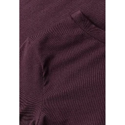 Purple Cotton Long Sleeve T-Shirt