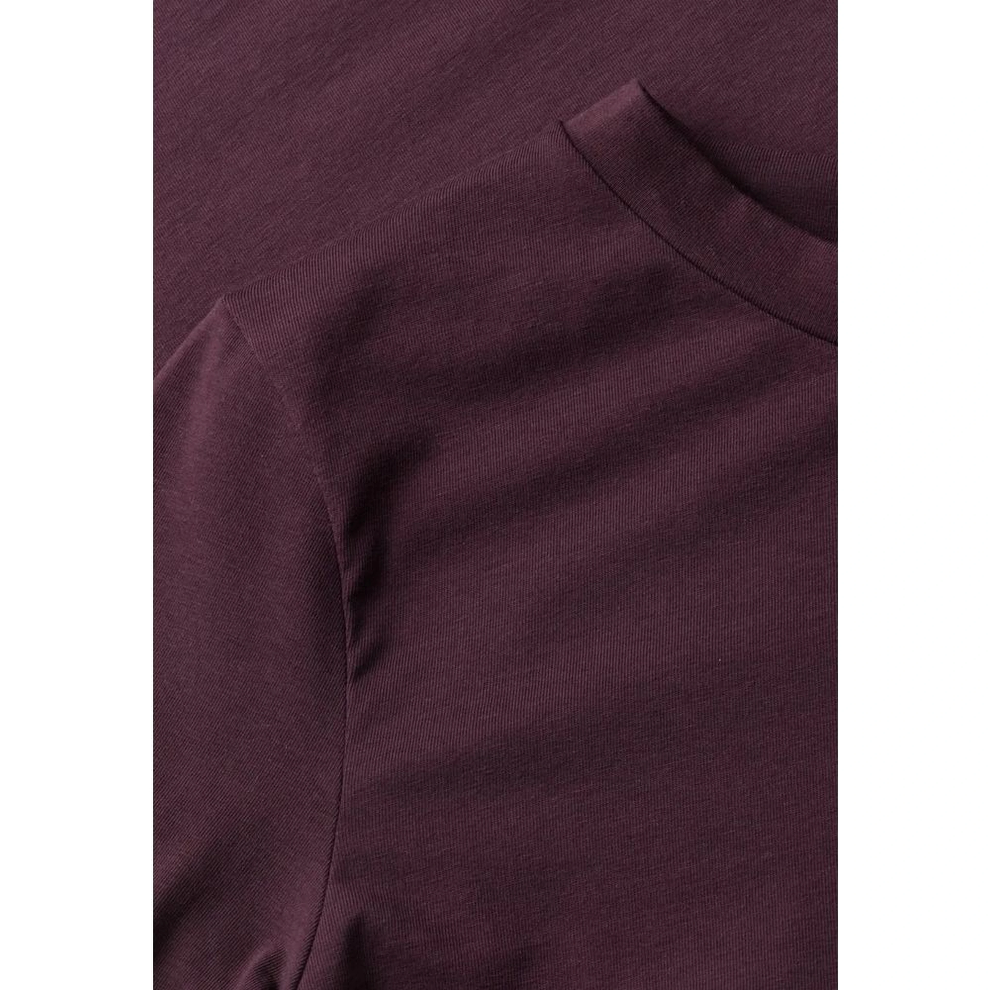 Purple Cotton Long Sleeve T-Shirt