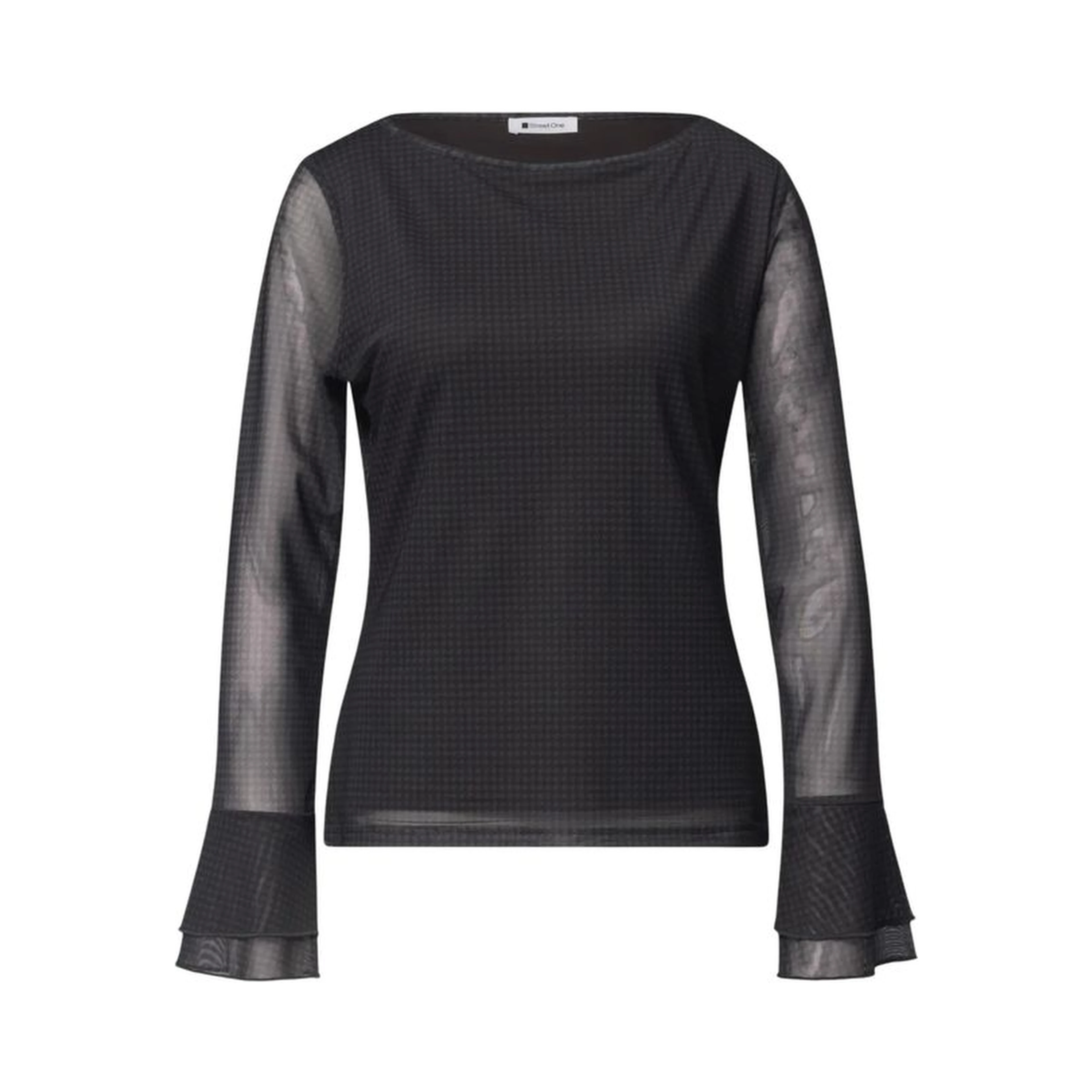 Bicolor Polyester Blouse
