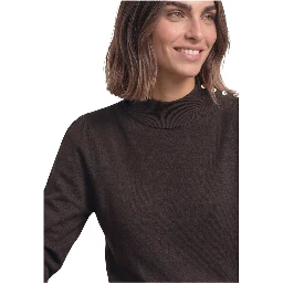 Brown Viscose Sweatshirt