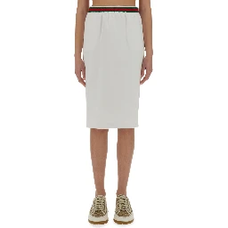 COTTON JERSEY SKIRT