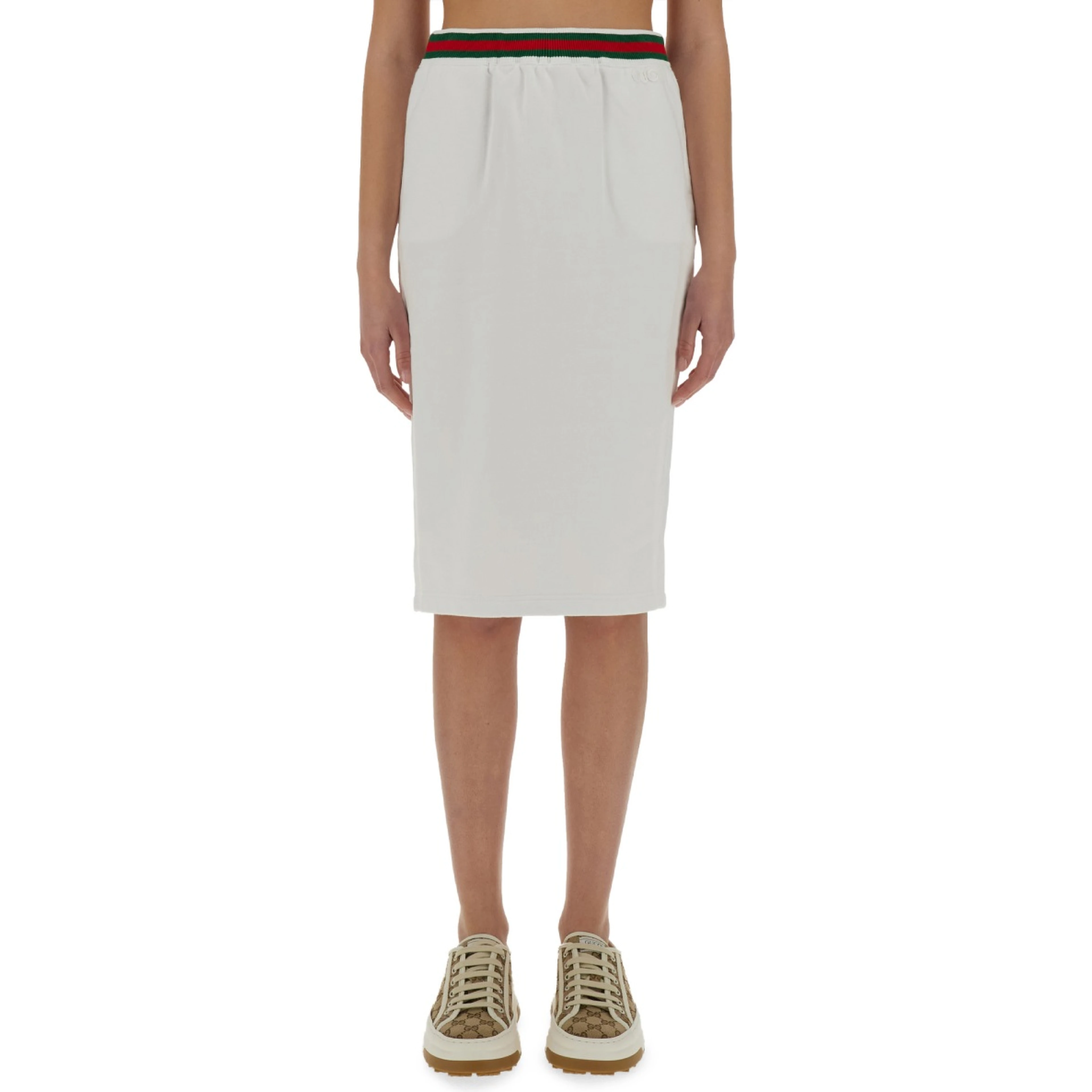 COTTON JERSEY SKIRT