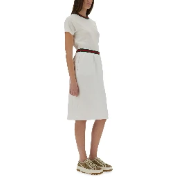 COTTON JERSEY SKIRT