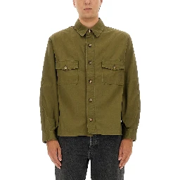 COTTON TWILL OVERSHIRT